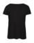 Dámske tričko Triblend/women - B&C, farba - čierna, veľkosť - XS