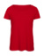 Dámske tričko Triblend/women - B&C, farba - red, veľkosť - S