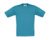 Detské tričko Exact 190/kids T-Shirt - B&C, farba - swimming pool, veľkosť - 3/4 (98/104)