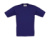 Detské tričko Exact 190/kids T-Shirt - B&C, farba - indigo, veľkosť - 3/4 (98/104)