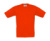 Detské tričko Exact 190/kids T-Shirt - B&C, farba - orange, veľkosť - 3/4 (98/104)