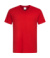 Pánske tričko Classic s V-výstrihom - Stedman, farba - scarlet red, veľkosť - S
