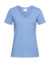Dámske tričko Classic s V-výstrihom - Stedman, farba - light blue, veľkosť - S