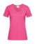 Dámske tričko Classic s V-výstrihom - Stedman, farba - sweet pink, veľkosť - S