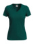 Dámske tričko Classic s V-výstrihom - Stedman, farba - bottle green, veľkosť - S