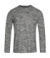 Knit Long Sleeve - Stedman, farba - dark grey melange, veľkosť - M