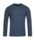 Knit Long Sleeve - Stedman, farba - marina blue melange, veľkosť - S