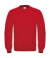 Mikina s okrúhlym výstrihom ID.002 Cotton Rich - B&C, farba - red, veľkosť - L