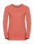 Dámska raglanová mikina HD - Russel, farba - coral marl, veľkosť - 2XL