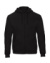 Unisex mikina s kapucňou a zipsom ID.205 50/50 - B&C, farba - čierna, veľkosť - 2XL