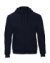 Unisex mikina s kapucňou a zipsom ID.205 50/50 - B&C, farba - navy, veľkosť - L