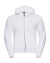 Mikina Authentic na zips s kapucňou - Russel, farba - white, veľkosť - XS