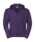 Mikina Authentic na zips s kapucňou - Russel, farba - purple, veľkosť - XS
