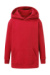 Detská mikina s kapucňou - SG, farba - red, veľkosť - 116 (5-6/M)