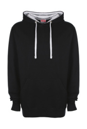 Kontrastná mikina s kapucňou