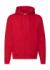 Mikina na zips s kapucňou Premium - FOM, farba - red, veľkosť - S