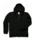 Detská mikina s kapucňou Hooded Full Zip/kids - B&C, farba - čierna, veľkosť - 3/4 (98/104)