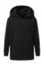 Detská mikina s kapucňou a zipsom - SG, farba - čierna, veľkosť - 116 (5-6/M)