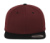 Dvojfarebná klasická šiltovka Snapback  - Classics, farba - maroon/black, veľkosť - One Size