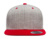 Dvojfarebná klasická šiltovka Snapback  - Classics, farba - heather/red, veľkosť - One Size