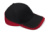 Šiltovka Teamwear Competition - Beechfield, farba - black/classic red, veľkosť - One Size