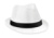 Klobúk Fedora - Beechfield, farba - white/black, veľkosť - L/XL