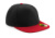 Šiltovka Original Flat Peak Snapback - Beechfield, farba - black/classic red, veľkosť - One Size