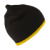 Pletená čiapka - Result, farba - black/yellow, veľkosť - One Size