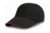 Bavlnená čiapka - Result, farba - black/red, veľkosť - One Size