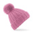 Čiapka s brmbolcom Chunky Beanie - Beechfield, farba - dusky pink, veľkosť - One Size