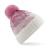Čiapka Ombré Beanie - Beechfield, farba - dusky pink/off white, veľkosť - One Size