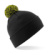 Čiapka Snowstar Beanie - Beechfield, farba - black/lime green, veľkosť - One Size