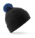 Čiapka Snowstar Beanie - Beechfield, farba - black/bright royal, veľkosť - One Size