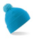 Čiapka Snowstar Beanie - Beechfield, farba - surf blue/off white, veľkosť - One Size