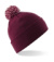 Čiapka Snowstar Beanie - Beechfield, farba - burgundy/off white, veľkosť - One Size