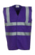 Bezpečnostná vesta s reflexnými popruhmi - Yoko, farba - purple, veľkosť - S