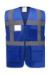 Reflexná vesta Fluo EXEC - Yoko, farba - royal blue, veľkosť - XL