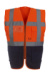 Reflexná vesta Fluo EXEC - Yoko, farba - fluo orange/black, veľkosť - S