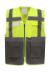 Reflexná vesta Fluo EXEC - Yoko, farba - fluo yellow/grey, veľkosť - S