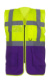 Reflexná vesta Fluo EXEC - Yoko, farba - fluo yellow/purple, veľkosť - S
