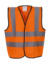 Detská odrazová vesta Fluo - Yoko, farba - fluo orange, veľkosť - 7-9 (M)