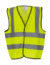 Detská odrazová vesta Fluo - Yoko, farba - fluo yellow, veľkosť - 7-9 (M)
