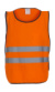 Fluo Adult Tabard - Yoko, farba - fluo orange, veľkosť - S/M