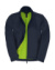 Dámska Softshellová bunda ID.701/women - B&C, farba - navy/neon green, veľkosť - 2XL