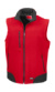 Pánska vesta Softshell - Result, farba - red/black, veľkosť - S