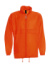 Vetrovka Sirocco - B&C, farba - orange, veľkosť - M