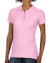 Dámska polokošeľa Premium Double Piqué - Gildan, farba - light pink, veľkosť - XL