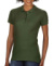 Dámska polokošeľa Premium Double Piqué - Gildan, farba - military green, veľkosť - M