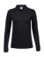 Dámska Luxusná Strečová Polokošeľa s Dlhým Rukávom - Tee Jays, farba - čierna, veľkosť - 2XL