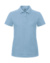 Dámska polokošeľa Pique ID.001/women - B&C, farba - light blue, veľkosť - M